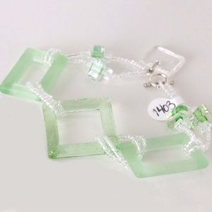 Fancy Mint Glass Frames Bracelet